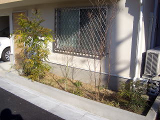 花壇　ロックガーデン　植栽　足立区